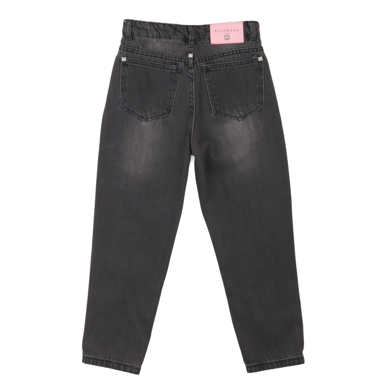 PANTALONE JEANS IN DENIM NERO JOHN RICHMOND DA BAMBINA