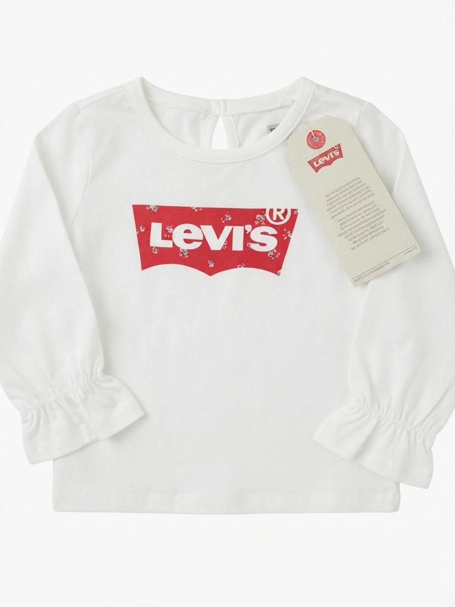MAGLIA LEVI'S LOGO BATWING IN COTONE NEONATA