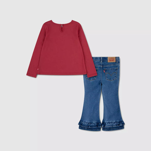 COMPLETO LEVI'S DUE PEZZI NEONATA