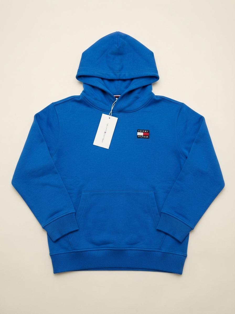 FELPA TOMMY HILFIGER BAMBINO CON CAPPUCCIO