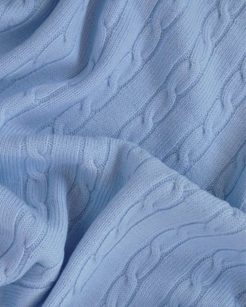COPERTA TRECCE IN LANA RASATA MAGLIFICIO VERONA