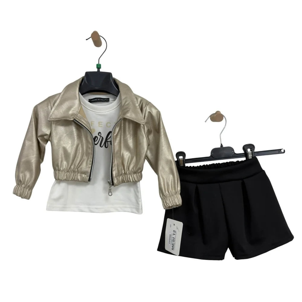 COMPLETO NEONATA CALDO COTONE 3 PEZZI