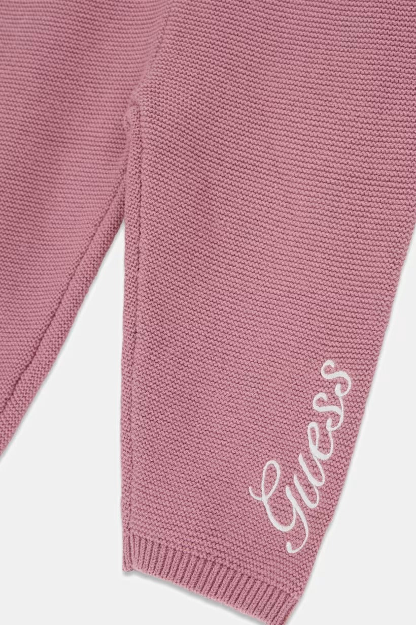 COMPLETO GUESS IN FILO DI COTONE NEONATA