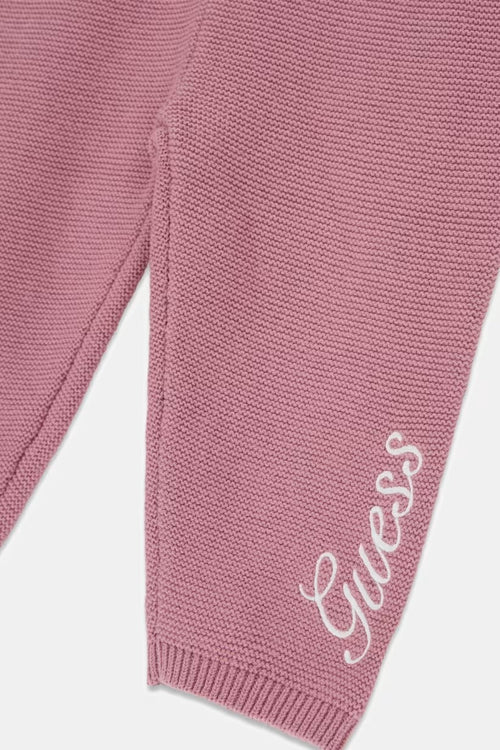 COMPLETO GUESS IN FILO DI COTONE NEONATA