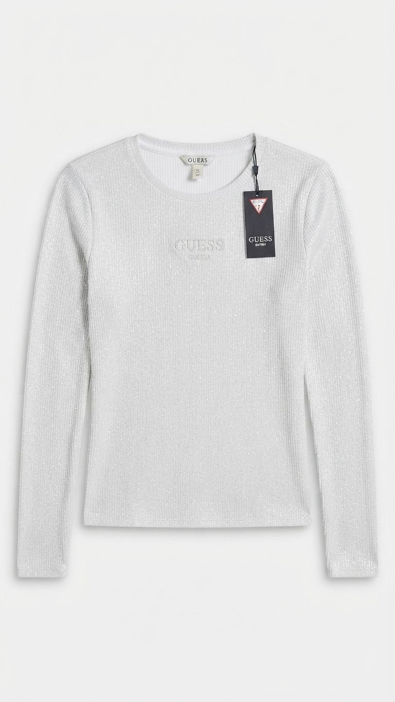 MAGLIA GUESS IN COTONE DA BAMBINA IN LUREX