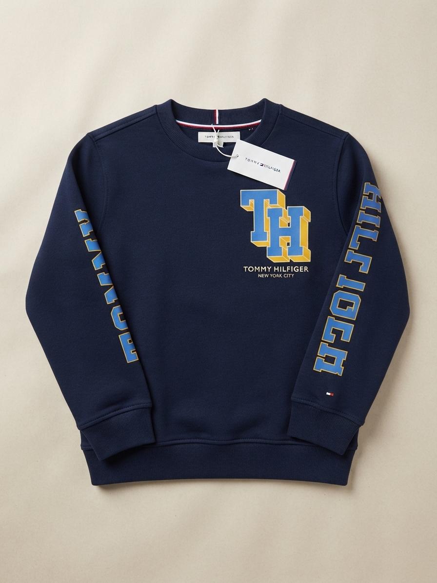 FELPA TOMMY HILFIGER BAMBINO CON LOGO