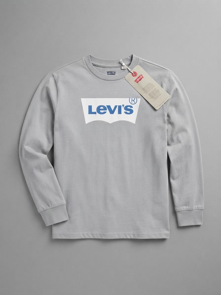 MAGLIA LEVI'S IN COTONE CON LOGO BATWING NEONATO